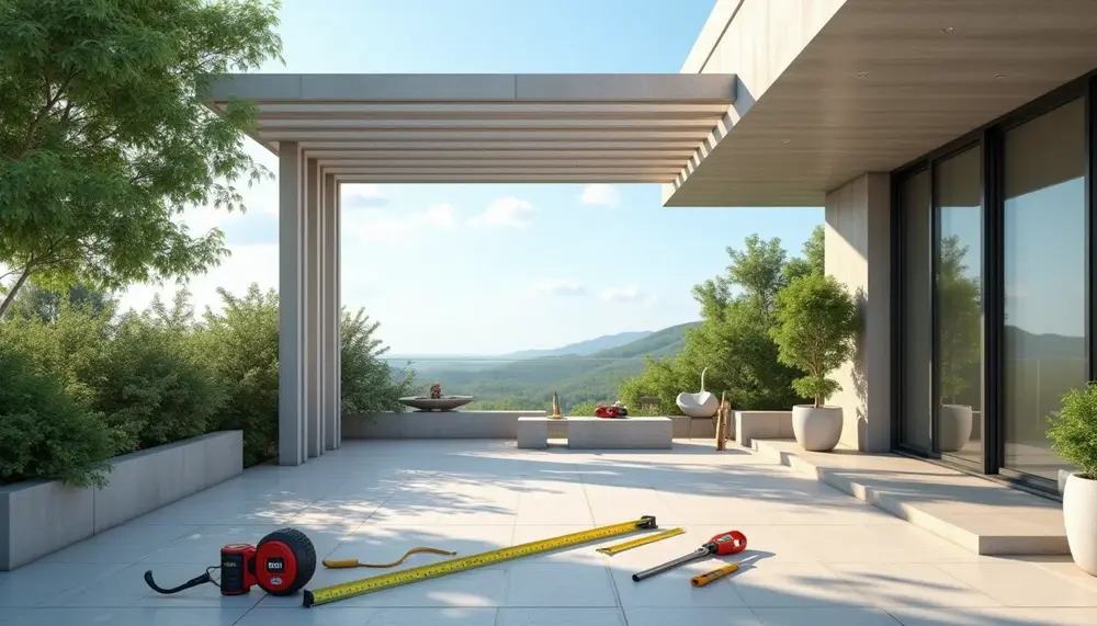 So befestigen Sie Ihre Terrassenüberdachung an Ytong – Eine Schritt-für-Schritt-Anleitung